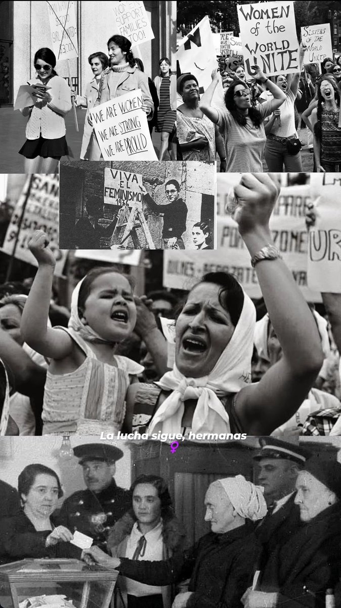 La lucha sigue, hermanas ♀️