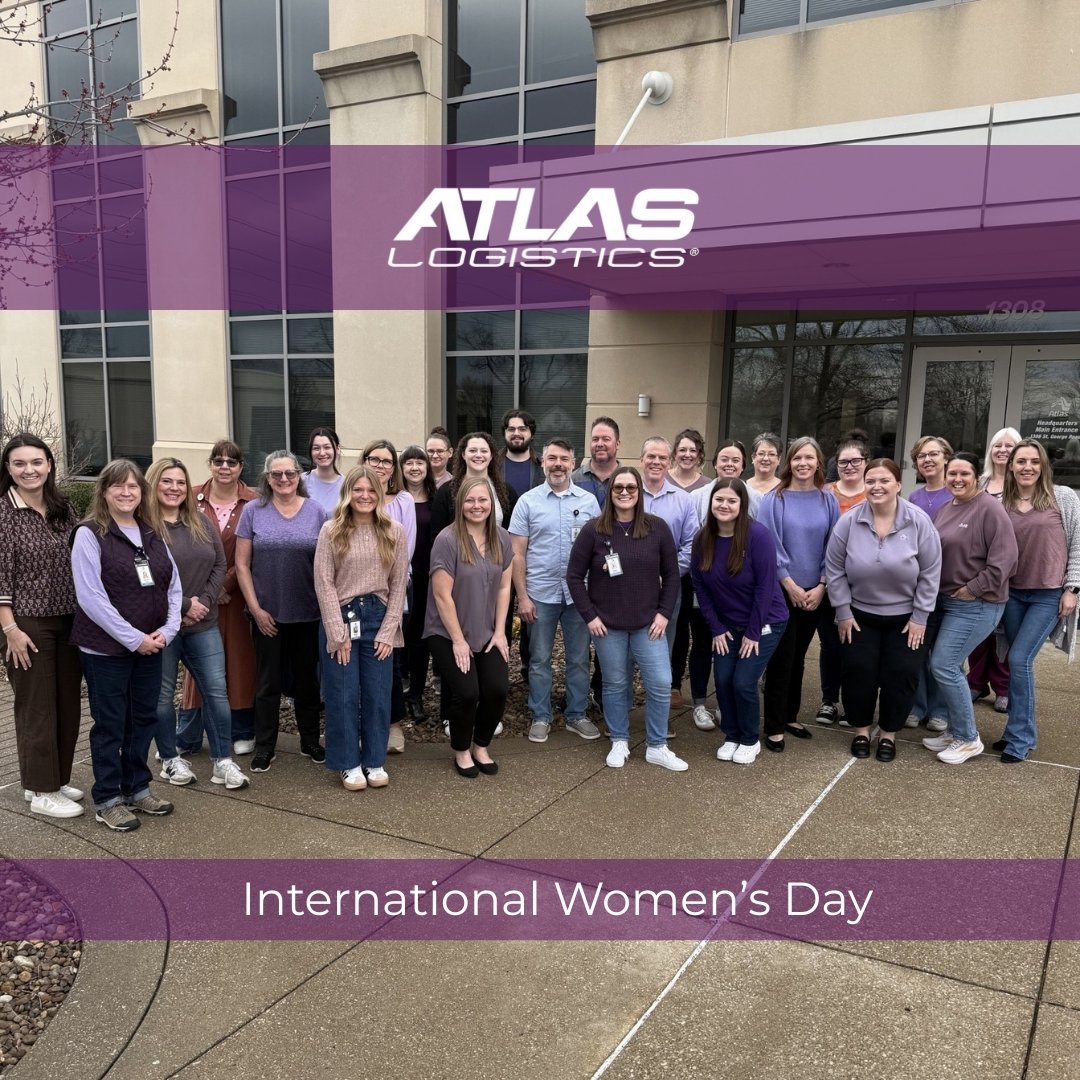Honoring the women of Atlas Logistics and women across the logistics industry who help keep the world moving.  

Happy International Women’s Day! 💜 

#IWD2026 #InternationalWomensDay #WomenInLogistics #AtlasLogistics