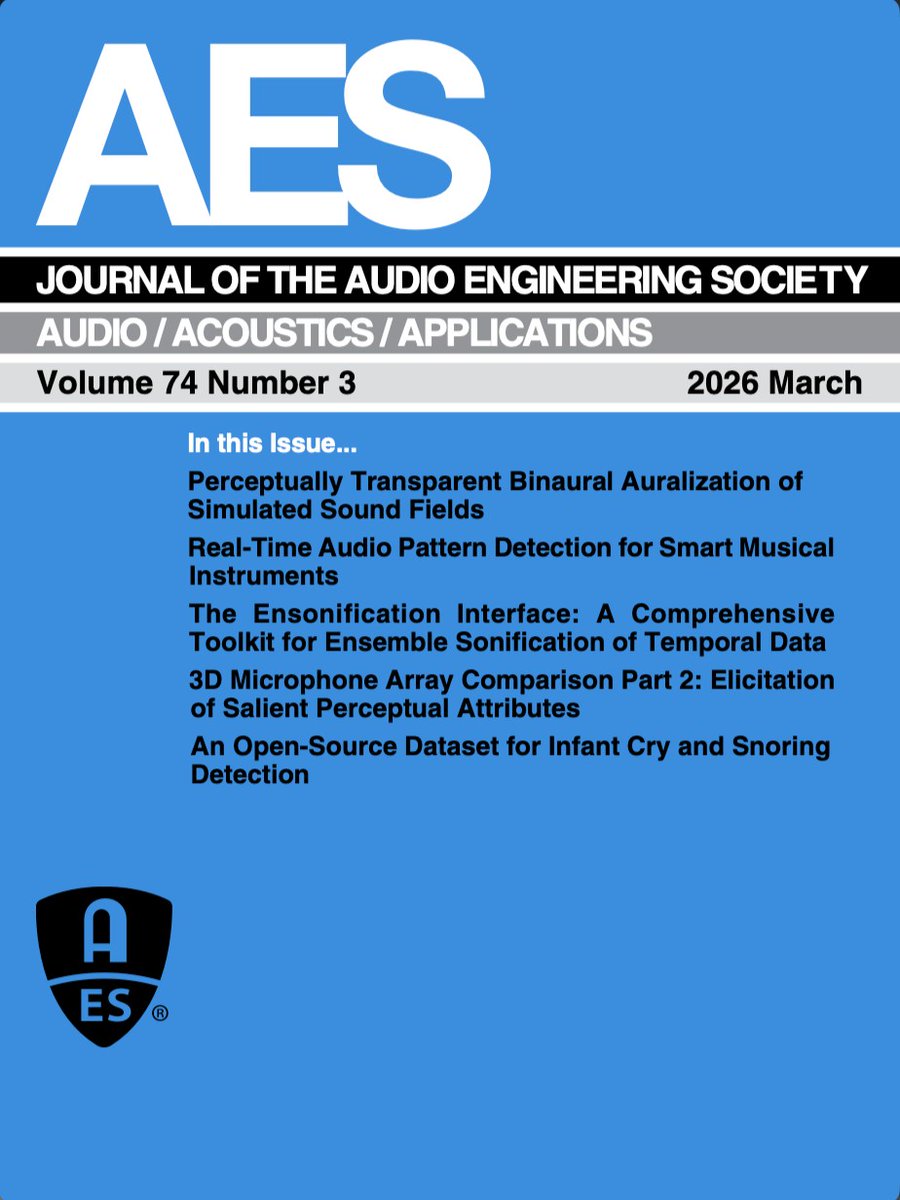 Audio Engineering Society tweet media