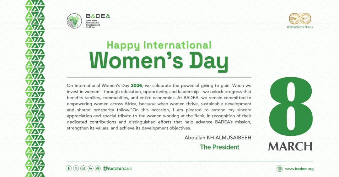 BADEA Arab Bank for Economic Development in Africa tweet media