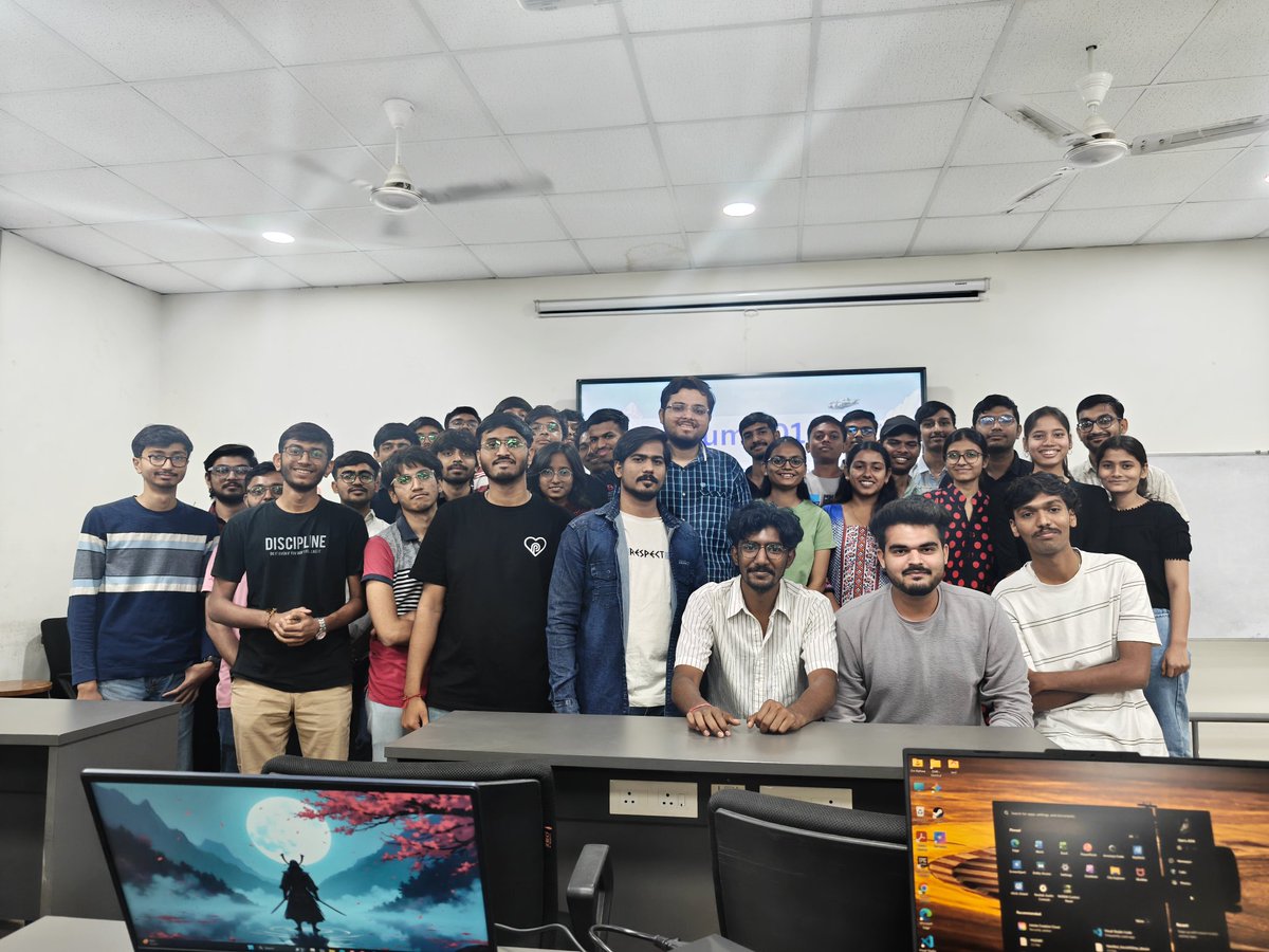saurabhnage624's tweet photo. We wrapped up Eth 101 Campus event series at @Themsubaroda & recorded it's movement on-chain 🚀

We recently hosted Ethereum 101 session + hands workshop at The Maharaja Sayajirao University of Baroda to bring students from curiosity → to real on-chain interaction 🏗️

Wallets created 🏛️
Ethereum explored 🦀
Smart contracts understood on testnet 🕸️
POAPs claimed as on-chain memories 🪙

Vadodara’s campuses are slowly turning into Ethereum builder grounds & soon they'll be empowering & inspiring other folks to explore into blockchain & web3 ecosystem ⛩️

More campuses. More builders. More experiments ‼️

The Eth Vadodara wave will continues 🌊

#Ethereum #EthVadodara #Web3 #CampusToChain
