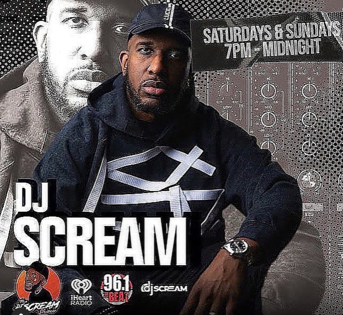 thedjscreamshow's tweet image. 🚨 The streets are tuned in all weekend!
Tap in with @djscream every Sunday from 7PM–Midnight, bringing you the soundtrack for the culture. 🔥
📍 Atlanta
🌍 Worldwide on @iHeartRadio
🎵 Don’t miss the #WeekendTakeover
@djscream @iHeartRadio
Listen Now: iheart.com/live/961-the-b…