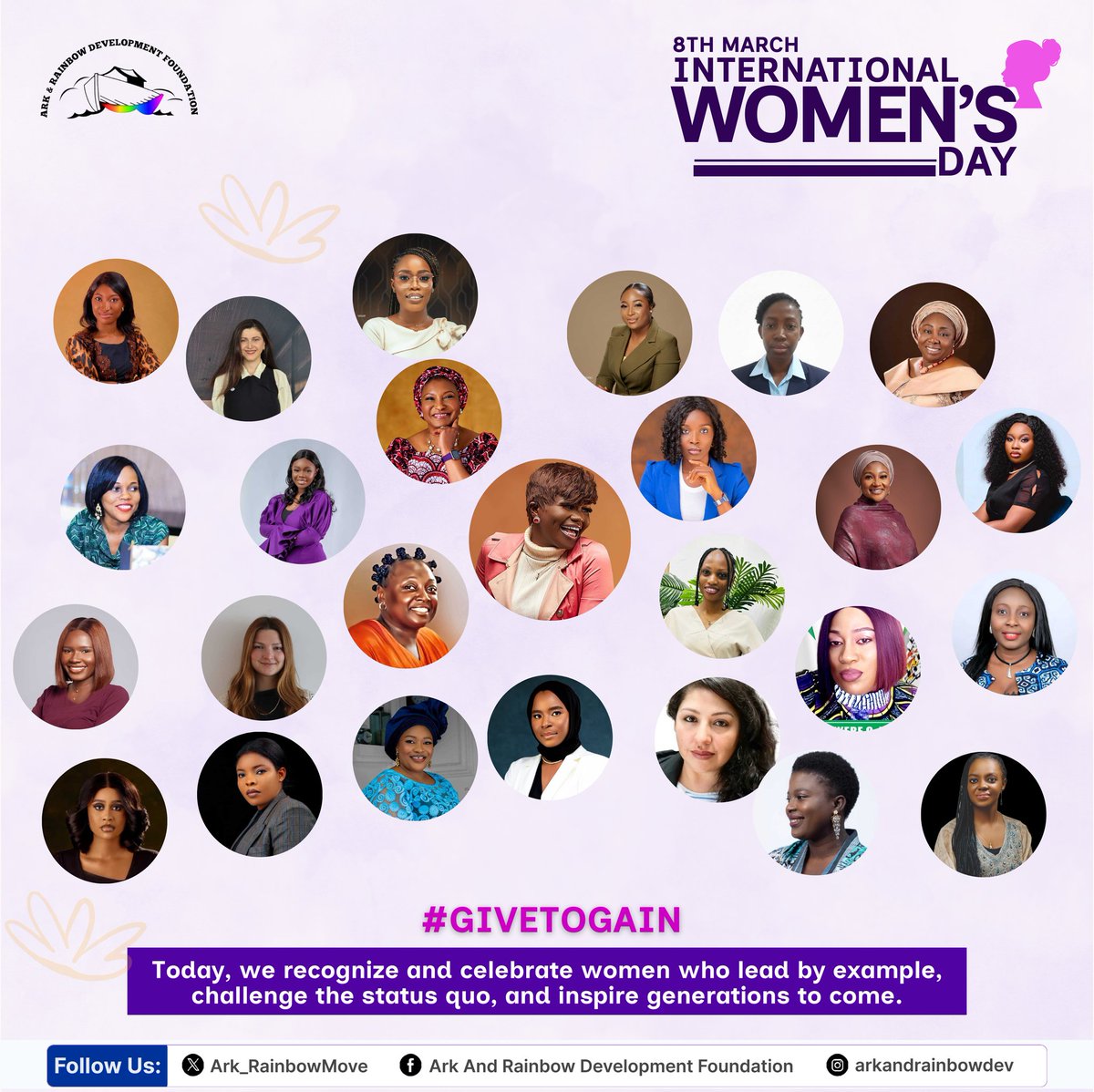 Ark_RainbowMove's tweet photo. Happy International Women's Day!

Today, we are celebrating our amazing women who keep our gears turning, break barriers and build bridges for the next generation. Thank you for leading us with so much grace and grit💪🏽

#IWD #GivetoGain #InternationalWomensDay https://t.co/YBmmjKXSs8