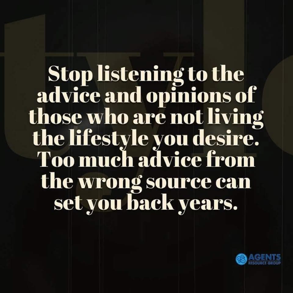 Want to be successful? Audit your circle. Who and what are you listening to that doesn't serve the vision you have for your life?