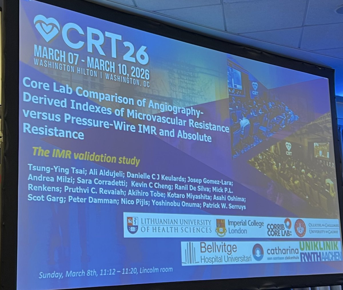 monaltiren's tweet photo. #CoronaryPhysiology
#AngioDerivedPhysiology
#ADP
#CRT2026
Prof Patrick Serruys
in the house
#NoMincingWords
#CoinToss 🪙
👋
@janetweimd
@patrickserruys
@shrillab
👇
https://t.co/9Yj74siOnd https://t.co/tj2J6gew0q
