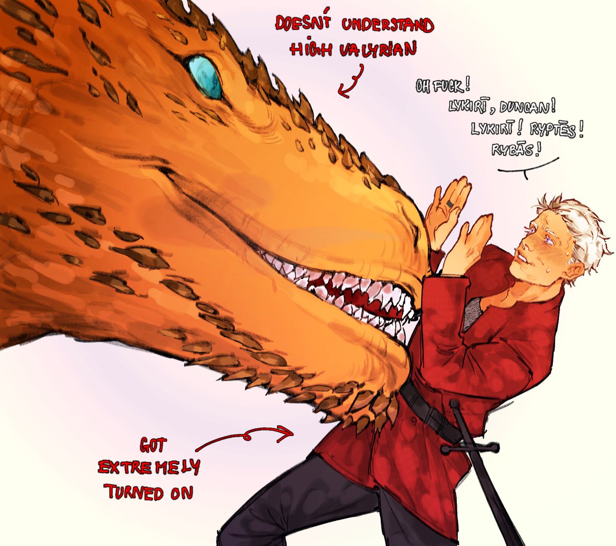 louisybachy's tweet photo. Happy women's day yall 😁  I wish all the ladies a joyful day 😁 
Anyway, about the dragon au Dunk... I finally drew it lol 
#AKOTSK https://t.co/JwVUwiSWY9