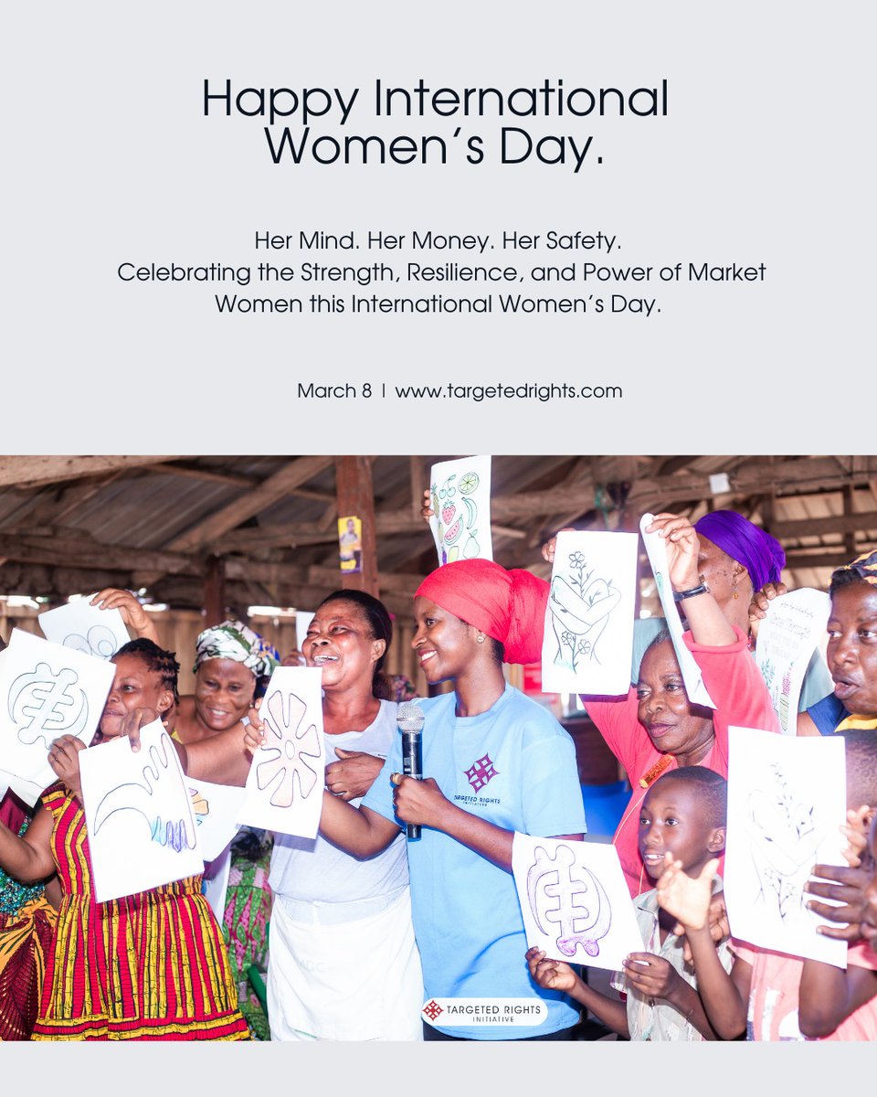 TargetedRights's tweet photo. This #InternationalWomensDay, we engaged market women at Mallam Atta Market on mental wellness, digital safety, and economic empowerment.

Through art and conversation, we created a safe space to learn, share, and strengthen resilience in the digital age.
#IWD2026 
#DigitalSafety https://t.co/GtkEwuvK4O