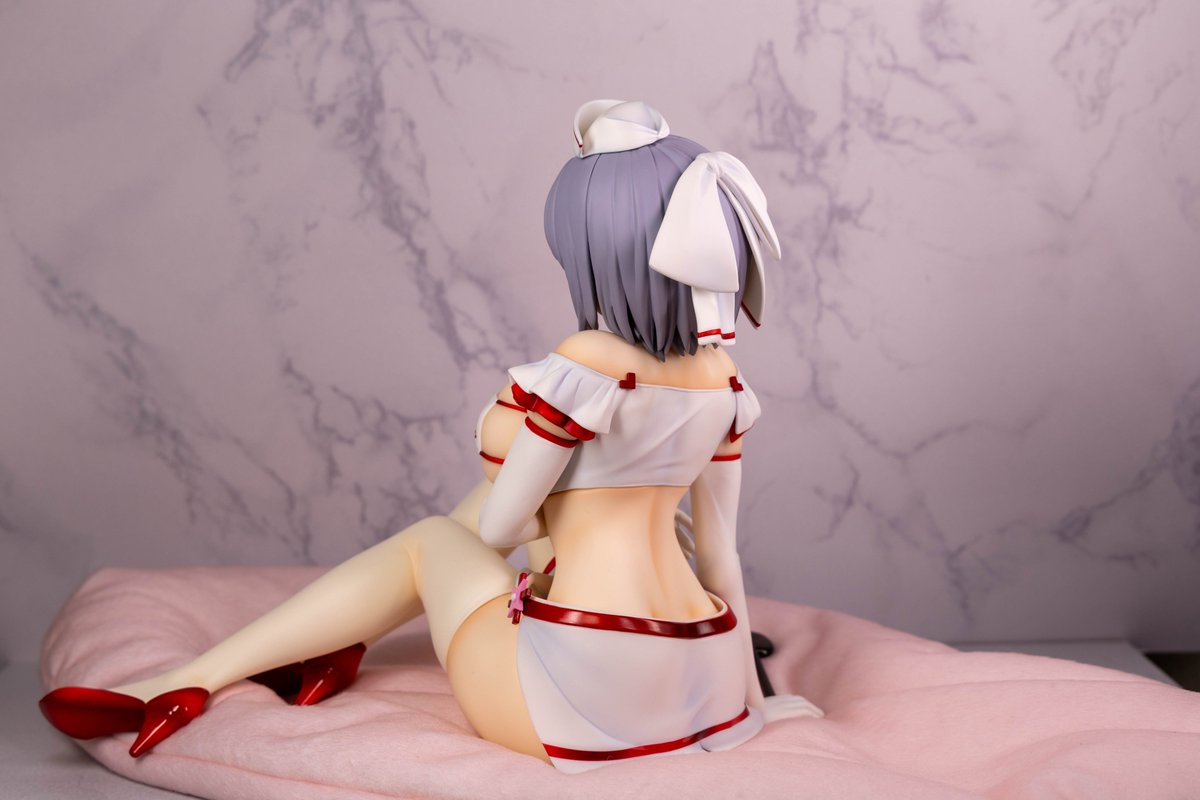 mimi_mitti's tweet photo. HOBBY STOCK
シノビマスター 閃乱カグラ NEW LINK 1/4 
雪泉 セクシーナース ver.

雪泉のセクシーナースフィギュア無事に届いた😀
このナースシリーズは、どれも好きだけど個人的に雪泉が一番良いかなぁ🤔
眼帯ビキニ？があり得ない位どスケベだし、お尻と太ももも良い感じになってます☝️
HS購入特典「怒り顔パーツ」もカワイイ感じになってて100点です🙂

#シノビマスター #閃乱カグラ #シノマス #MiMiphoto