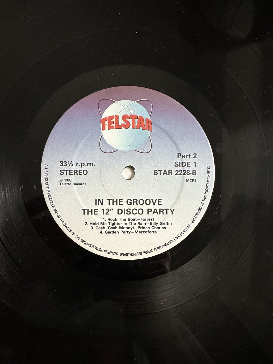 Poplifer73's tweet photo. Sunday Soundtrack.
Into The Groove - The 12 Inch Disco Party. Part Two.
1983 Telstar Records.
#SundaySoundtrack #Vinyl #NowPlaying #TwelveInchMixes #CompilationAlbum #80sDance https://t.co/KuKfcq2AiP