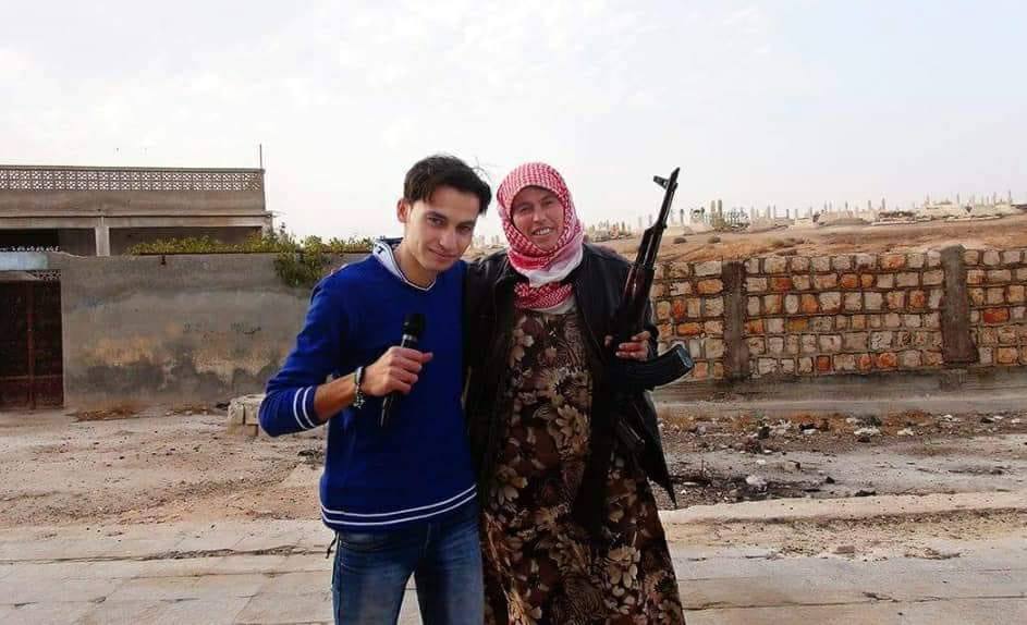 QalaatAlMudiq's tweet photo. #Syria: Suad Kayari - Um Aboud - belongs on every #8thMarch tribute.
Mother of 5 from Abu Duhur (E. #Idlib), she lost 2 brothers early in the war against Regime.
She started by supporting Rebels with supplies and logistics, but as early as 2012, she took up arms herself - it was simply part of her character.
She fought several battles in Idlib province and on 20th January 2018, she faced her last fight.
She defended Abu Duhur Airbase, next to her hometown, against advancing pro-Regime forces backed by the overwhelming Russian firepower.
For her, there was no retreat: only "victory or martyrdom".
She impressed many and was praised a "woman worth a thousand men", through her determination under near-impossible conditions.
Um Aboud was just 39/40 - to this day she remains vividly remembered for her courage and sacrifice.
https://t.co/zbLz0v7j9j