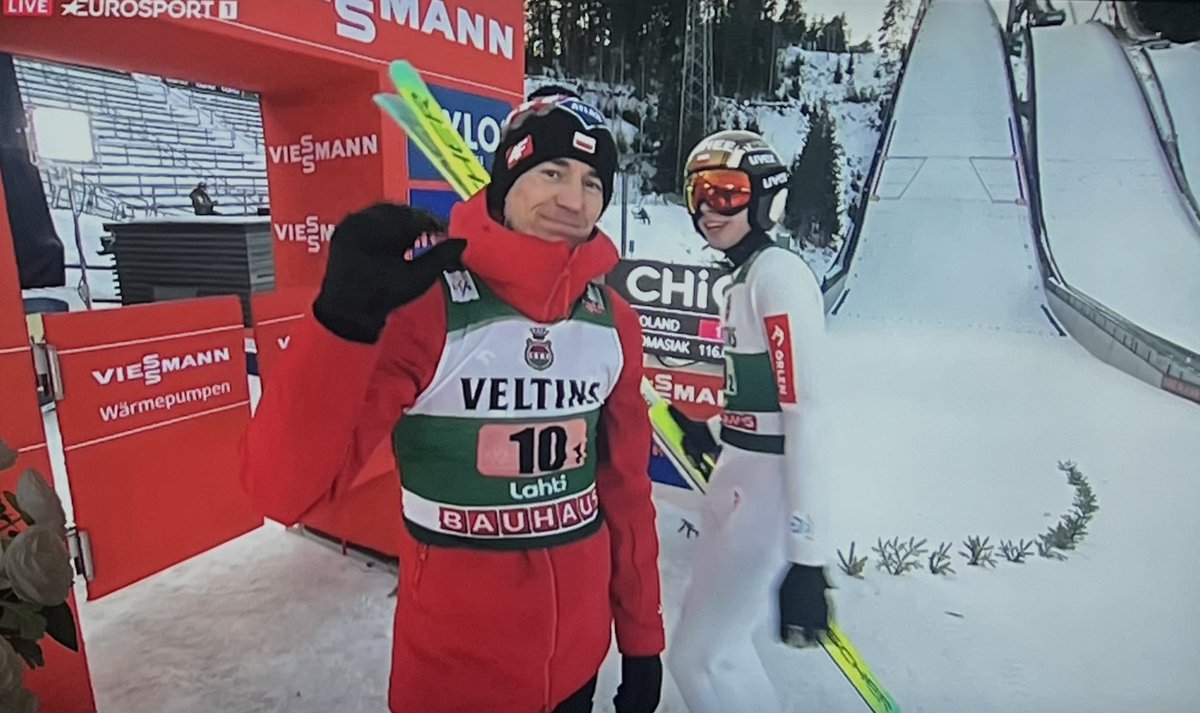 mimo wszystko bardzo sie ciesze ze zobaczylismy ta 2 w duecie 🥹 #skijumpingfamily