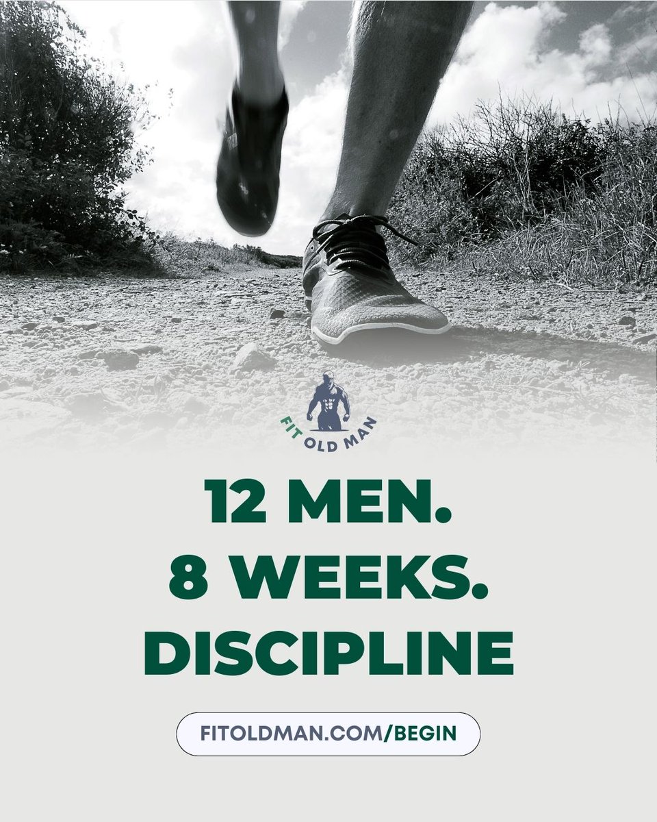 Fit Old Man is simple.

12 men.
8 or 12 weeks.

We train.
We fix nutrition.
We rebuild discipline.

Most men won’t do it.

They’ll wait until something breaks.
If you’re serious about rebuilding strength after 50, follow this page.

When the next cohort opens, you’ll know.