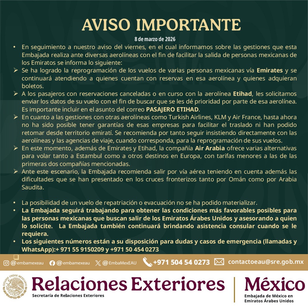 Embamex Emiratos Árabes Unidos tweet media