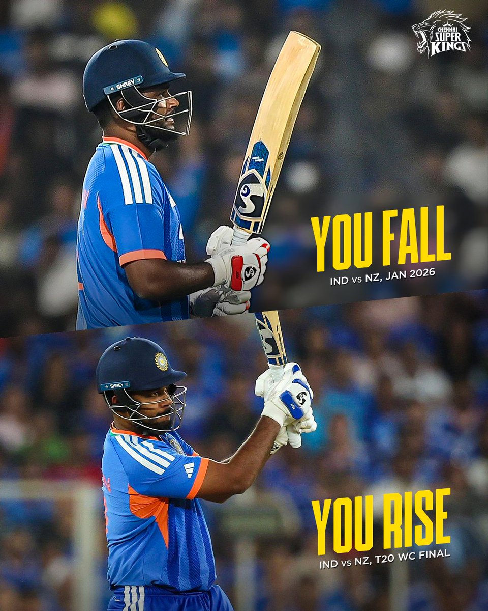 Form is temporary, class is class! 🫶

#WhistlePodu #T20WorldCup 
📸 : ICC
<a href="/IamSanjuSamson/">Sanju Samson</a> #csk #IndiaVsNewZealand