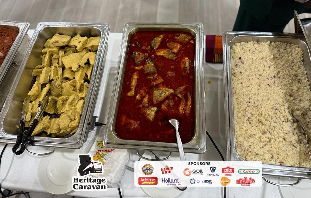 Citi973's tweet image. Where the food is amazing… but the vibes? NEXT LEVEL! 🍽️💃🏾🔥✨

Sponsored by:  @minimieatsomo @GinoGhana @cavemanwatches @GOIL_Official @PeevaBeverages @NanasRice @ghanatourismGTA @HollardGhana Add Me groundnut paste, Didi Shito

#Day7 #HeritageCaravan #HeritageCaravanAt10