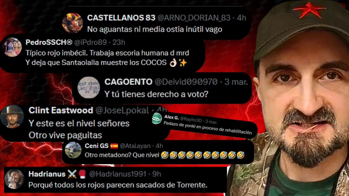 ME CAE nueva LLUVIA de INSULTOS por el video de MIKE EL ROJO en X defendiendo a SARAH Santaolalla VIDEO youtube.com/watch?v=aKQ7dm…