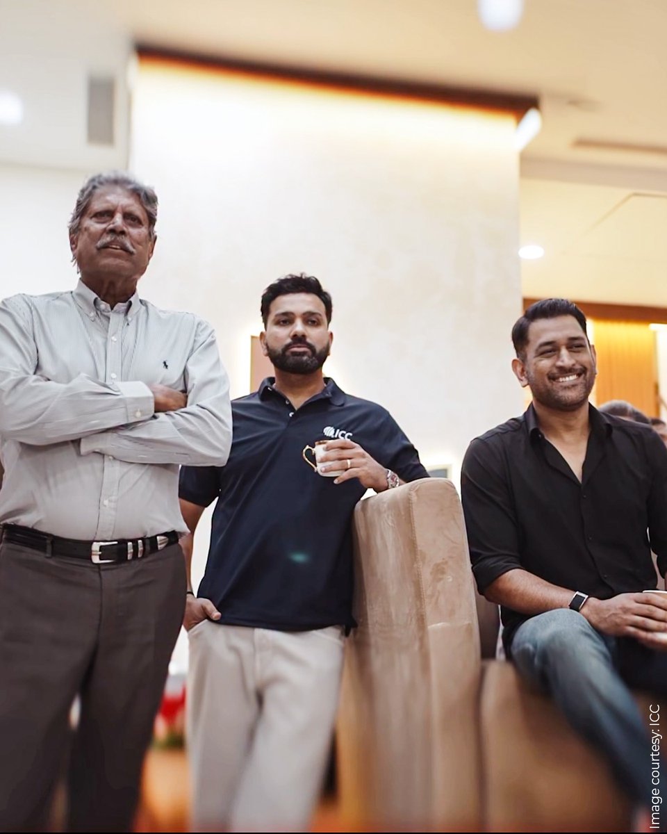 The aura of 6 ICC Trophies in one frame 🥵🤌