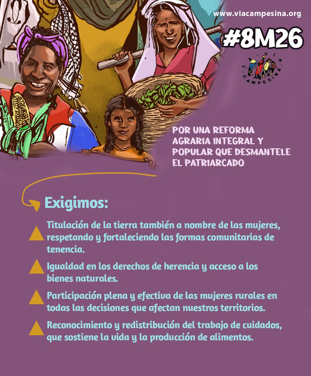 La Vía Campesina Español #SoberaniaAlimentariaYA tweet media