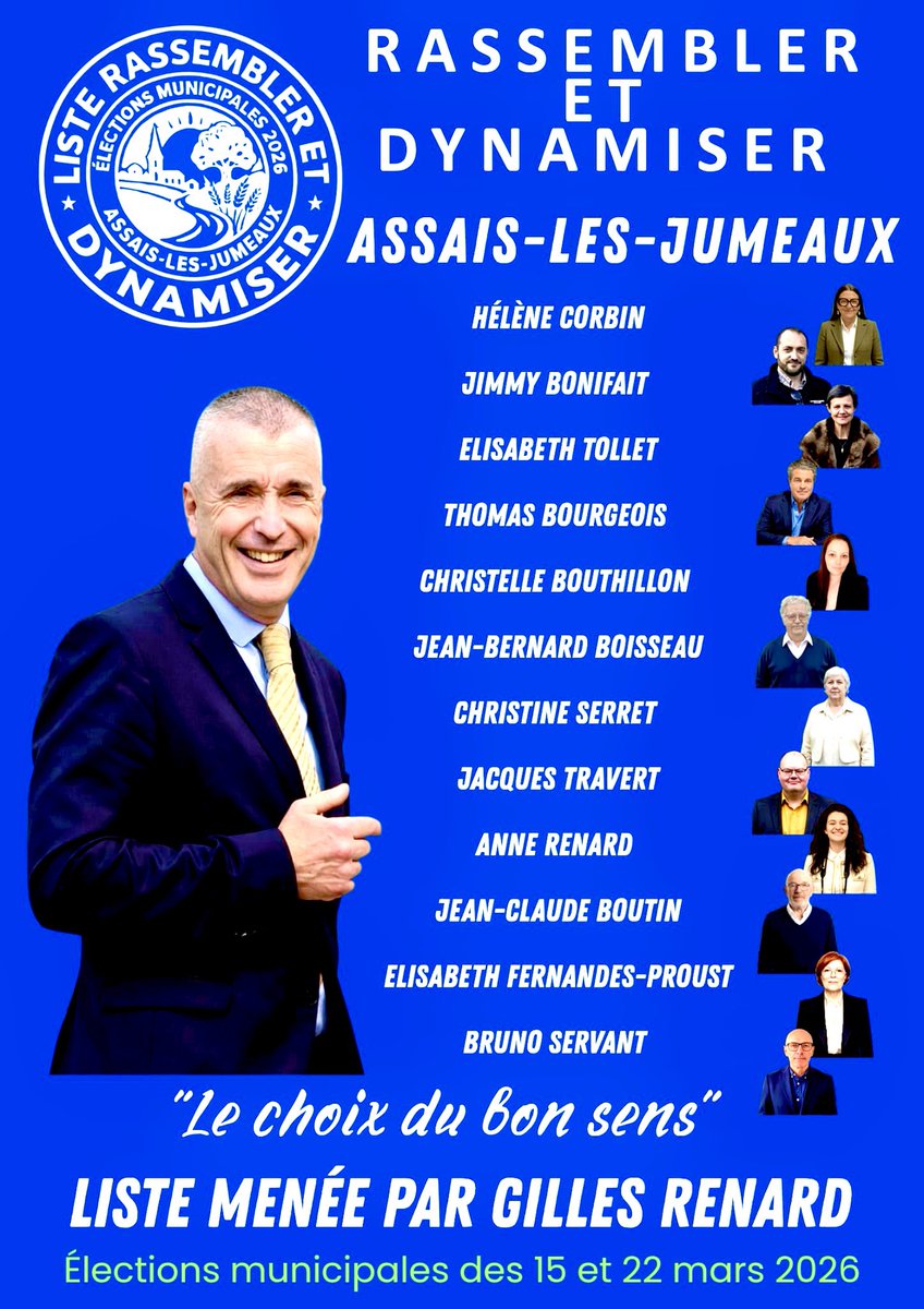 RDAssaislesJ's tweet photo. 🗳️#Municipales2026🗳️
✅ Voici en exclusivité l’affiche de campagne qui vous attendra devant les bureaux de vote‼️
✅ Chuuut… vous n’êtes pas censés la voir, alors motus & bouche cousue🤫
✅ #SecretDeCampagne
✨🌾🌞🍀🏘️🪴🌺🌳🍒✨
#RassemblerEtDynamiser
#AssaisLesJumeaux https://t.co/1Nn56jFki4