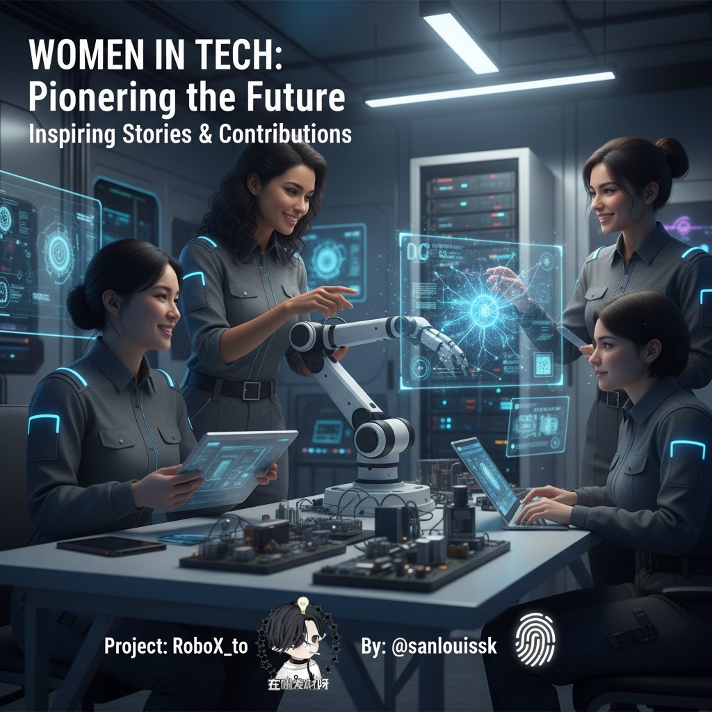 Women working in robotics, AI, or technology Inspiring stories or ...