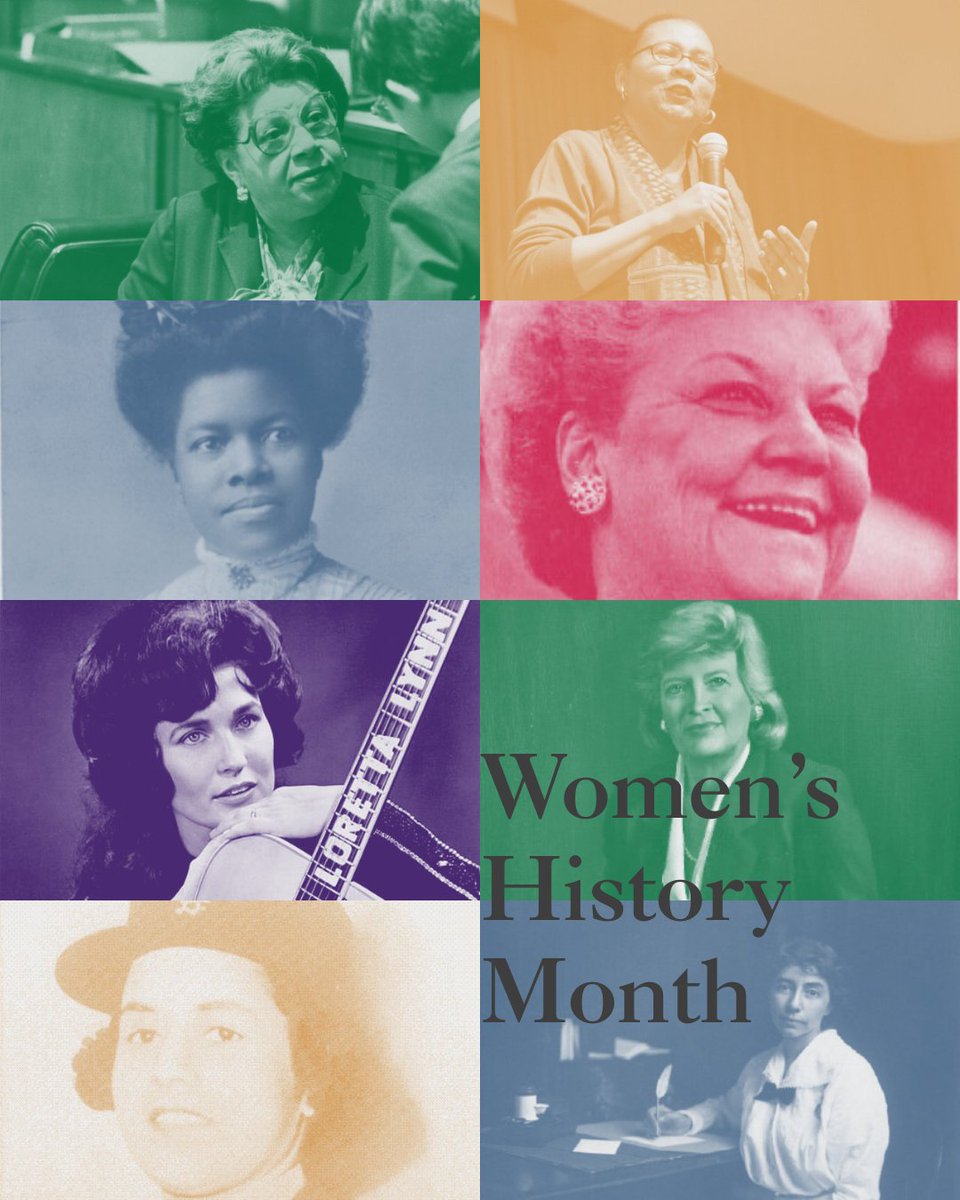 KyHistSoc's tweet photo. Kentucky women make history. This Women’s History Month, join us in honoring their stories, achievements, and lasting impact on the Commonwealth. #WomensHistoryMonth https://t.co/XVyvW0dqmg