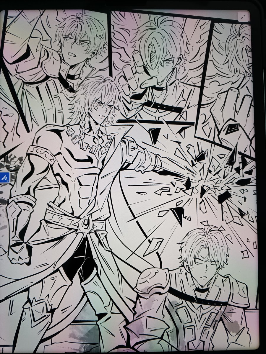 Heated ... rivalry ...? 👀

#HonkaiStarRail #mihoyo #phaidei #fanart #comic #heatedrivalry