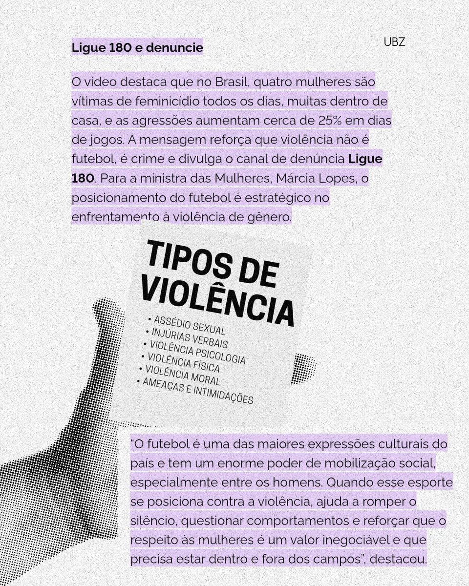 O feminicídio não é uma luta só das mulheres, é uma responsabilidade social que precisa ser enfrentada com seriedade e compromisso.

Não existe plateia para o crime, existem aliados.

Denuncie: 180 - central de atendimento a mulher 

190 - emergências e flagrantes de agressão