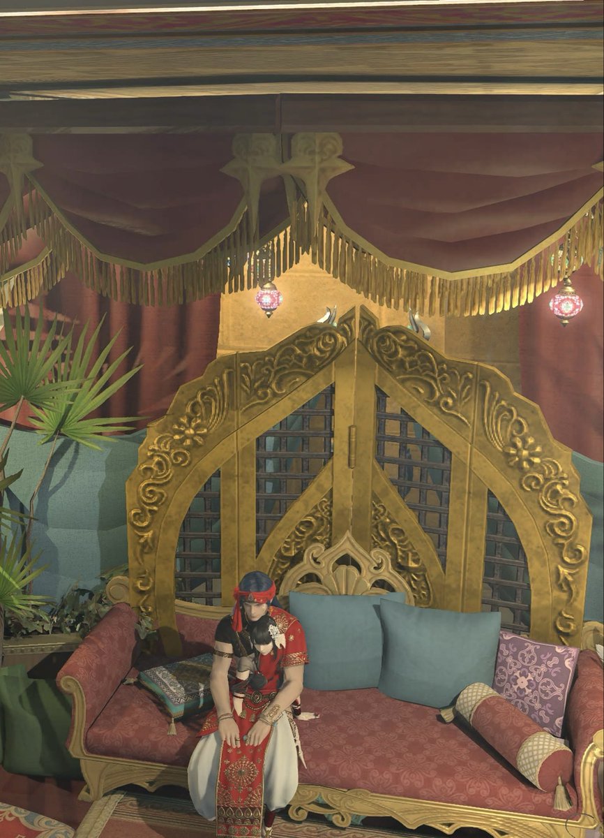 Flos_mare's tweet photo. #FFXIV
場所をお借りして写真撮ってきました
#商客物語　の衣装で https://t.co/60ZcSVqF0c