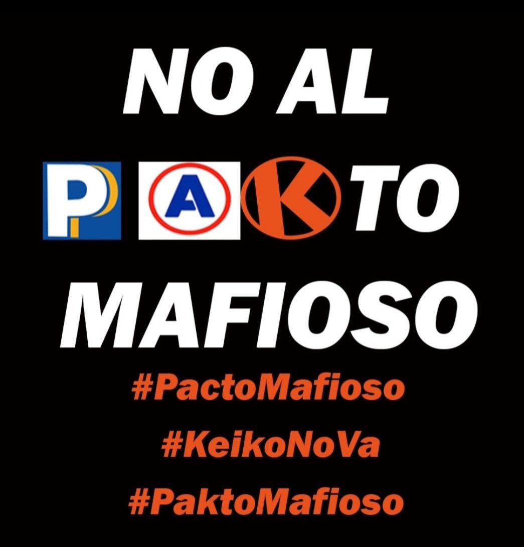 RoyAlta_Peru's tweet photo. Amigos. Este 12 de Abril dile NO al Pacto Mafioso. Ni un voto para
Esta manga de Corruptos de mela

#PorEstosNo2026!! https://t.co/5IKIxUMeYi