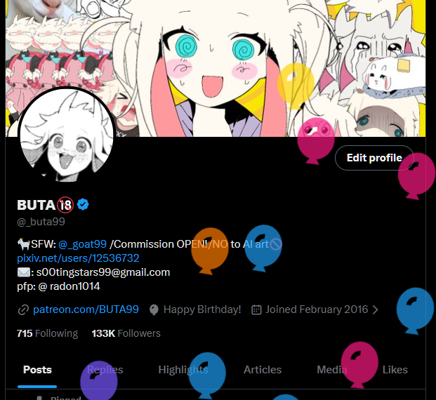 BUTA🔞 tweet media