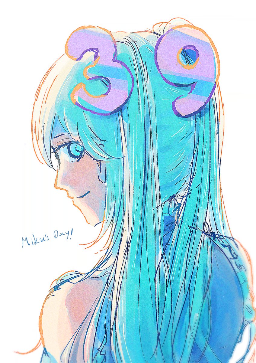 hsin3115's tweet photo. #ミクの日  #ミクの日2026
今年も39！ https://t.co/8PAZS3xp3r