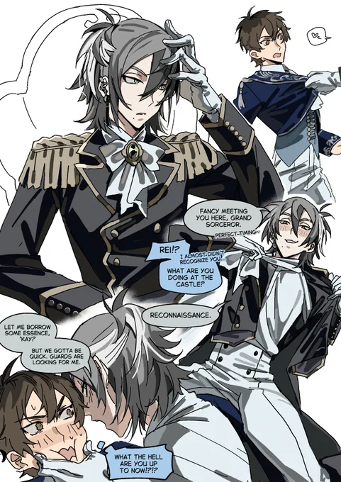 rei infiltrates the royal palace to do espionage 