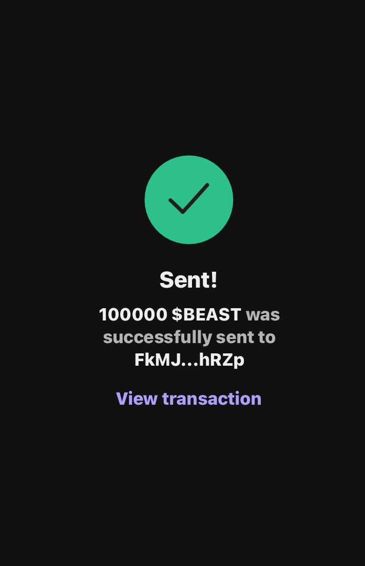 beastXtoken's tweet photo. Don't ask why, Airdrops open 24 hours🪂

$SOL addresses ONLY ‼️

First 850 wallets⚡️

Must follow 🔔+ RT

#SolanaAirdrop https://t.co/rNxn8HoaUi