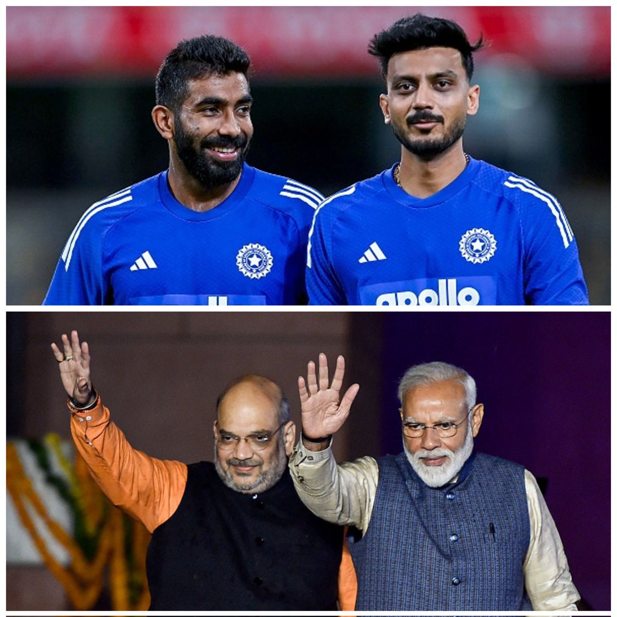 Two Gujjus making sure other two Gujjus don't get called out for Ahmedabad stadium