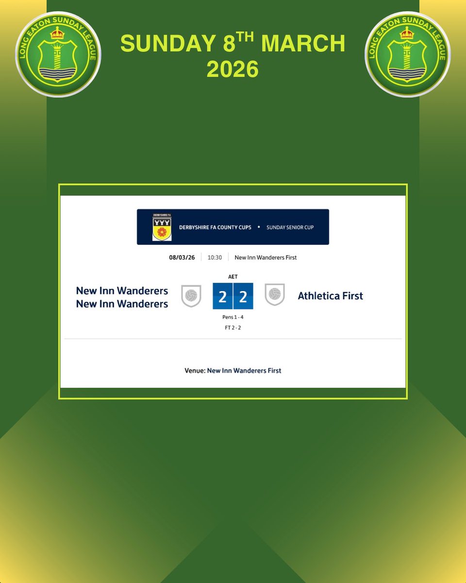 Euro Soccer Long Eaton Sunday League tweet media