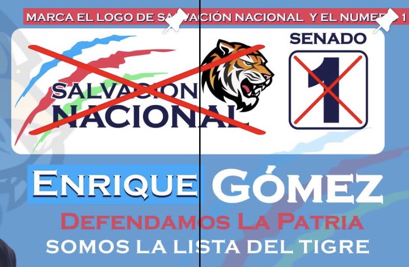 Yo lo único que el pido a Dios es que hoy <a href="/MovSalvacionNal/">Salvación Nacional</a> pase el umbral.

Es lo único que quiero. 

Yo sé que la derecha será  mayoría, se que CD será el más votado al senado, pero me quiero sentir representada con Salvación. 

Por una nueva derecha vota <a href="/Enrique_GomezM/">Enrique Gómez</a> 🫡🇨🇴🫡