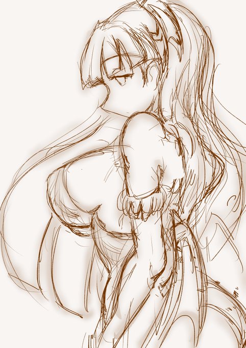 寝る前適当落書き