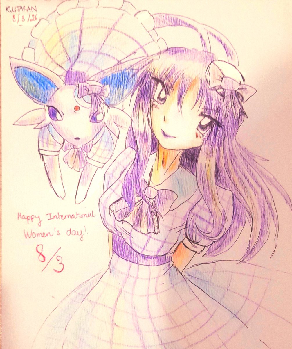 Happy International Women's Day!

Super rushed drawing, may have mistakes here and there.....😑😑😑😑😑😑😑😑😑 

#Len_en_art