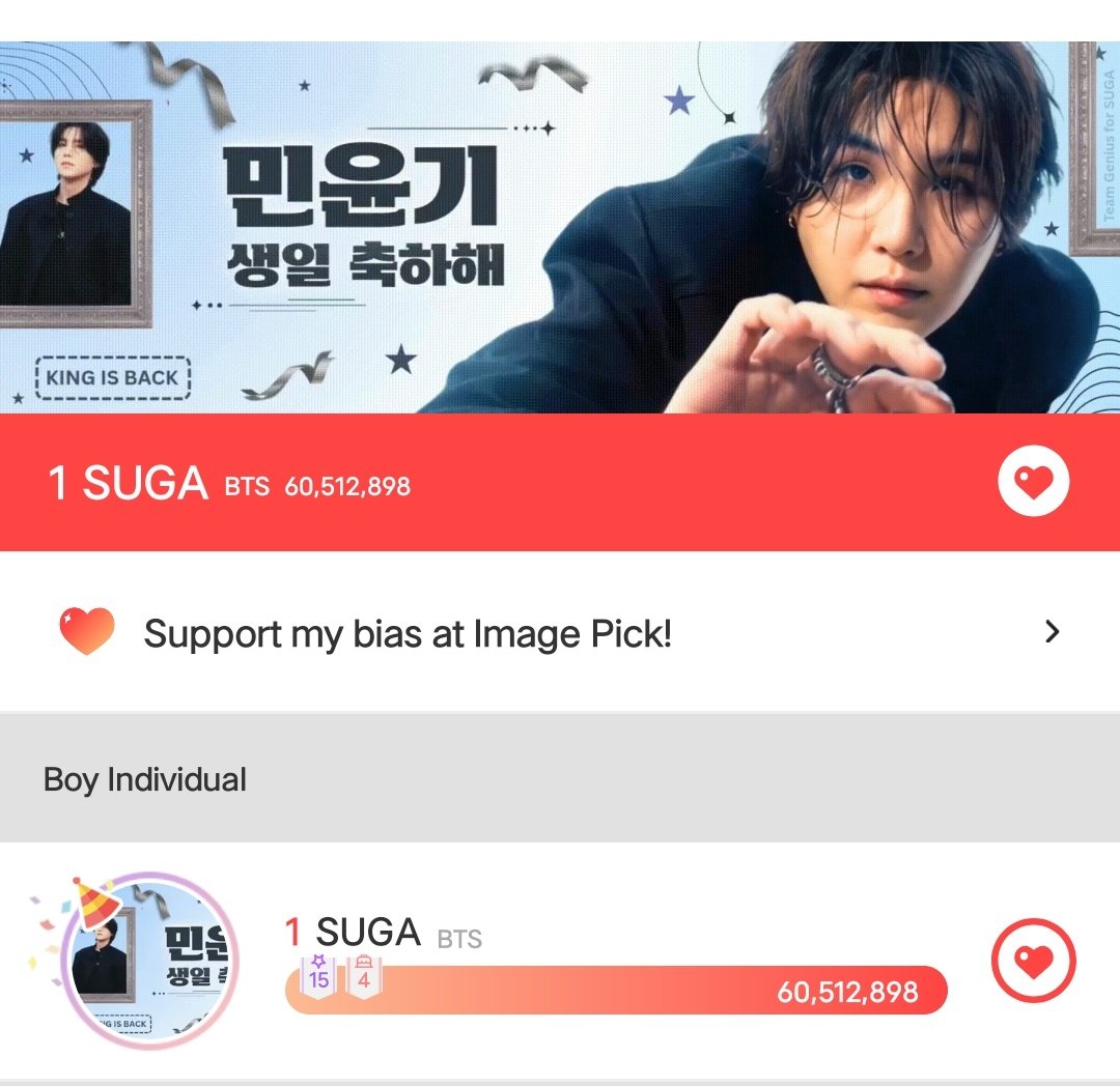 VoteForMYG's tweet photo. Wow! We reached the goal so fast! 🥳🥳❤️‍🔥❤️‍🔥

HAPPY SUGA DAY
HAPPY BIRTHDAY YOONGI
#HappySUGADAY
#HappyBirthdaySUGA
#HappyBirthdayYoongi
#OurFirstLoveSUGA
#SUGAOurSweetness
#LongLiveKingAgustD
#HappyBDayMinPD
#DaeguWordsmithDay
#YoongiOurRockstar https://t.co/QkrLrP2CRK