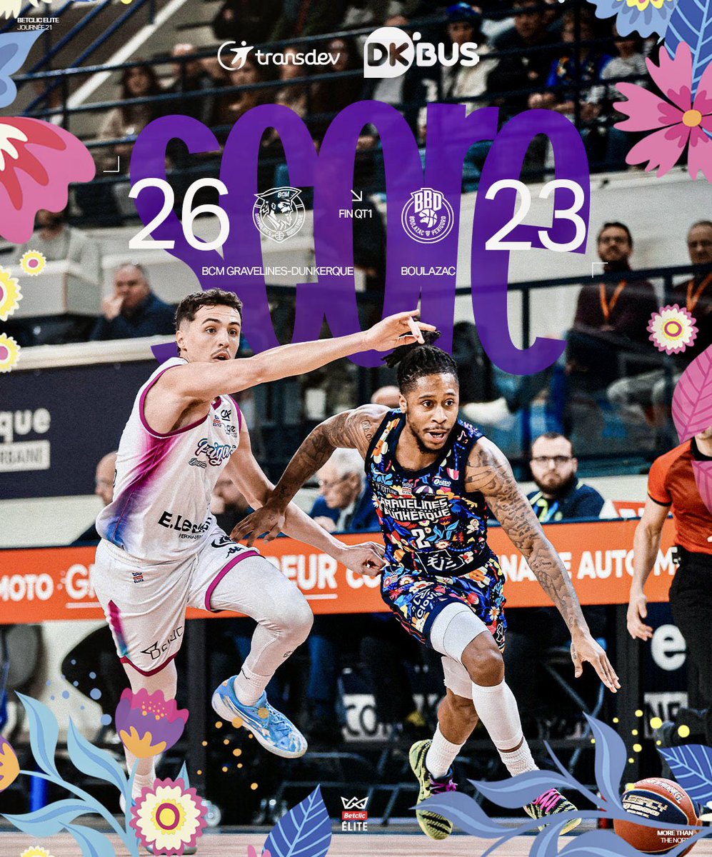BCMBasket's tweet photo. #BCMBBD | 𝗙𝗜𝗡 𝗤𝗧𝟭 🏴☠️
Nos maritimes sont devant à la fin de ce premier acte 😤
#MoreThanTheNorth #BetclicELITE https://t.co/Sa8WzOPDpg