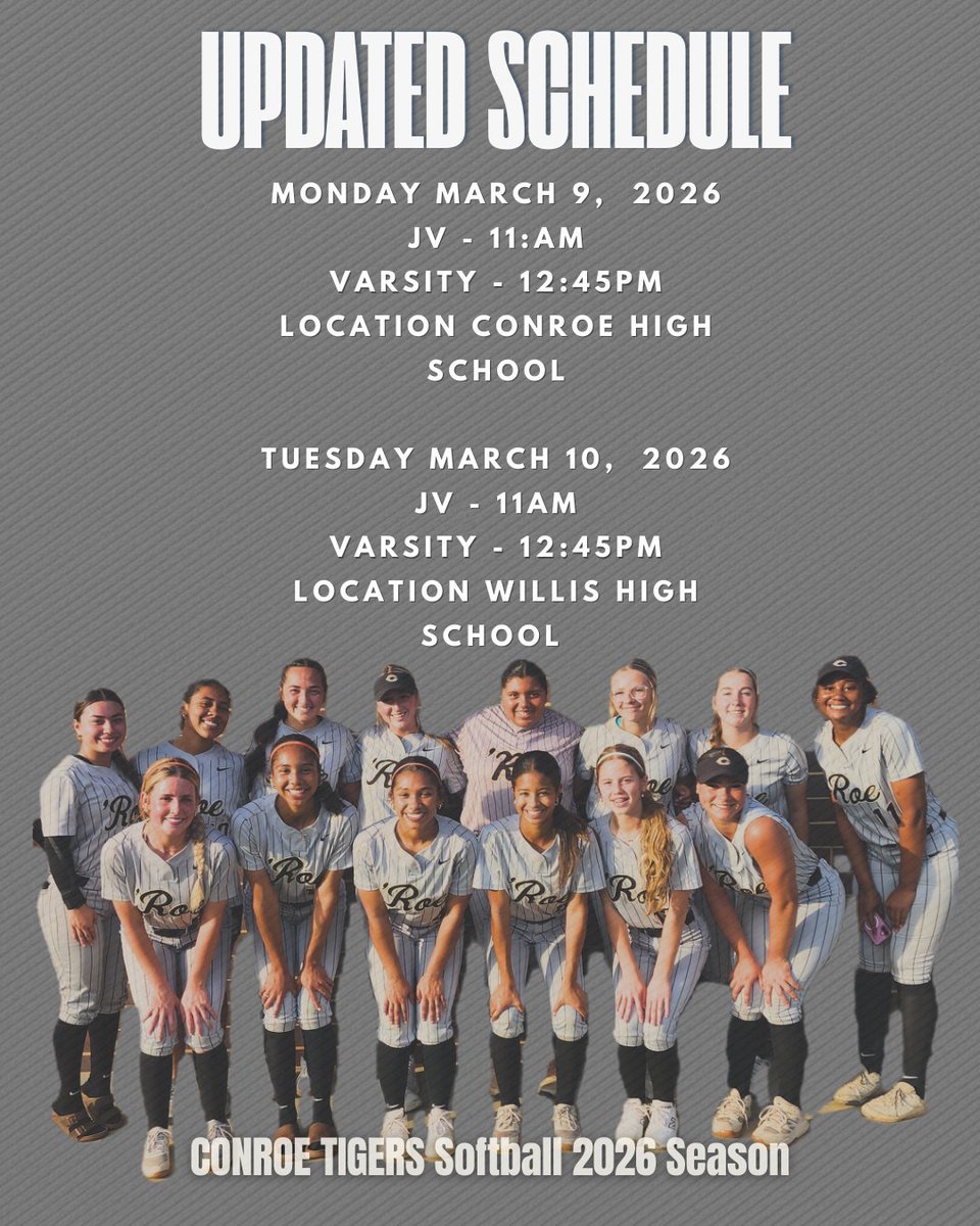 CHS Tiger Softball tweet media