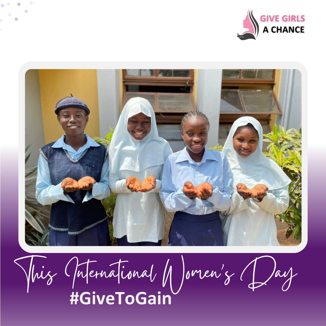 Happy International Women's Day 
#GiveToGain