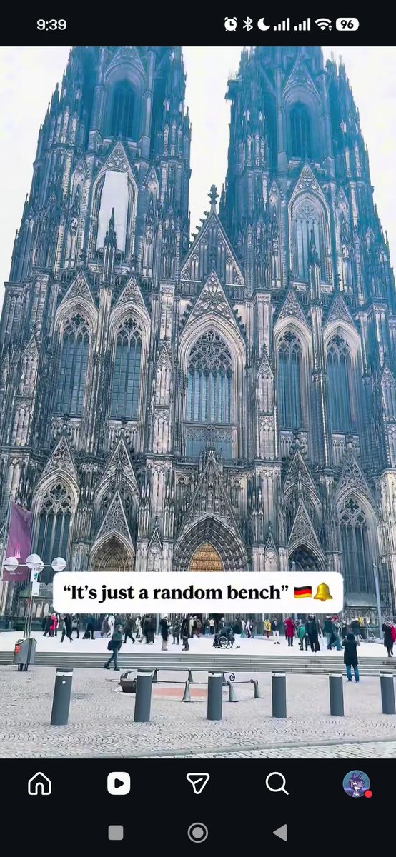 sr22_jason's tweet photo. Okay I was surprised for a moment. So Irenes church in Irene's realm is actually based on Germany's biggest and one of the most beautiful looking church. 💜🤍

It's same with just the logo and few aesthetic changes. https://t.co/cCloiKaO9Z