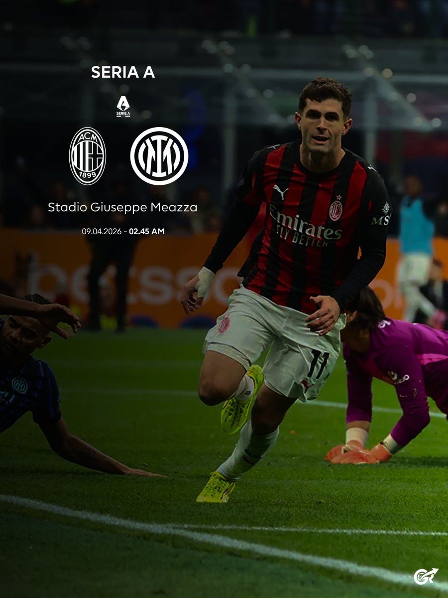 Derby della Madonnina : AC Milan 🇮🇹 ⚡️ 🇮🇹 Inter Milan

🔁 Seria A Round #28 
🇮🇹 Stadio Giuseppe Meazza
📆 Senin, 09 Maret 2026 • 02:45 AM