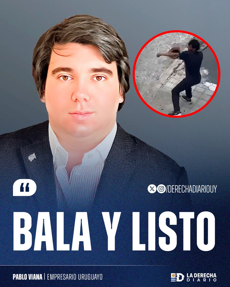 🇺🇾 | BALA Y LISTO: El empresario y ex diputado Pablo Viana fue claro respecto a los nefastos delincuentes "cuidacoches" que vandalizan autos.