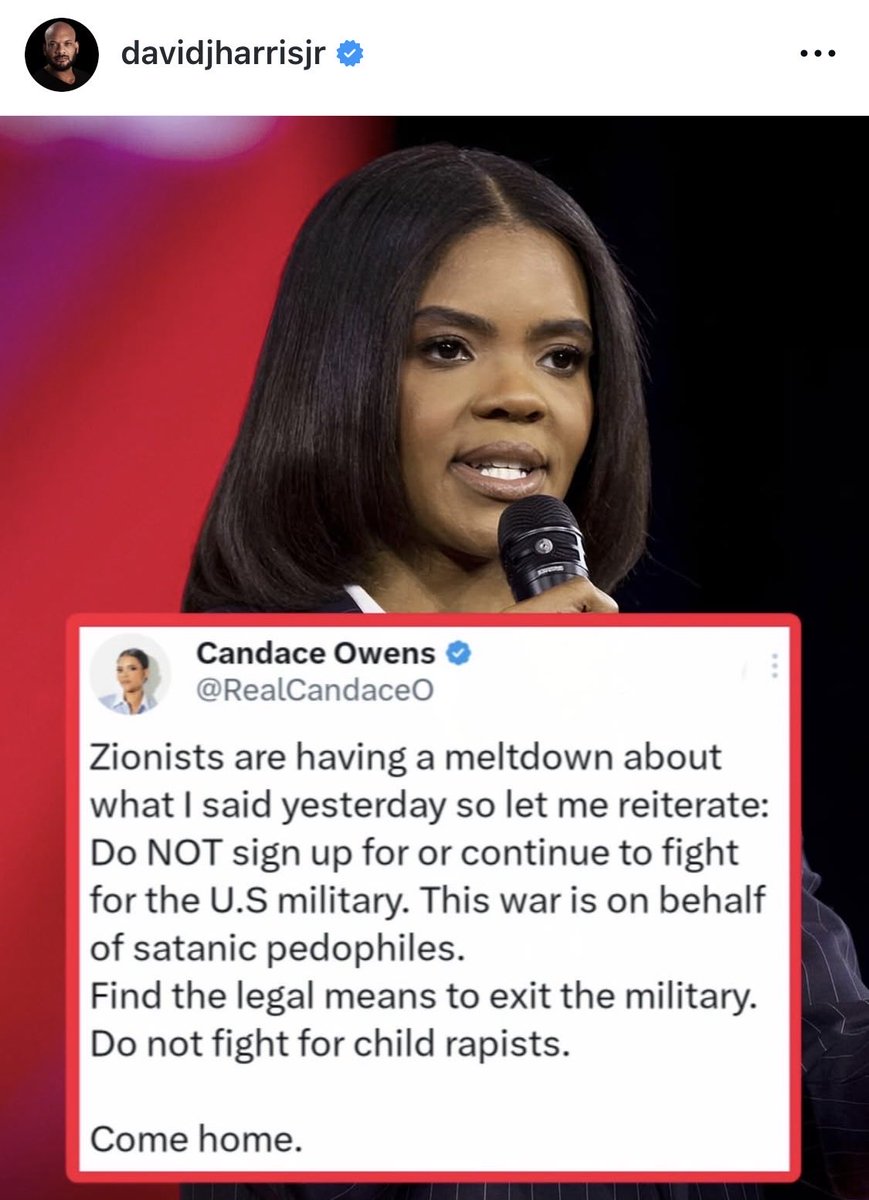 Candace Owens is turning into the black version of Brittany Spears. Life spiraling out of control with bizarre behavior and statements in search of attention. I’m waiting for Owen’s next act of posting videos of herself dancing in her underwear. Hey, if she wants clicks.