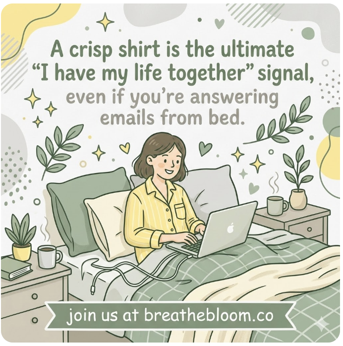 bloom_breathe's tweet image. Elevate your WFH vibe! 🥂 The Oversized Silk Button-Down is the ultimate "life together" signal. 🍋✨ Effortless, chic, and soft. 💛

📌 pinterest.com/breathebloomwe…
📖 breathebloom.co/the-wellness-b…

#SilkShirt #WFHStyle #CozyChic #BreatheBloom #ModernUniform 🌼