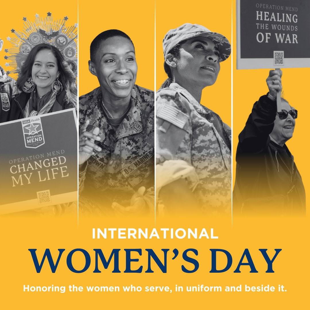 Operation_Mend's tweet photo. On International Women’s Day, we recognize the realities women face, in uniform and beside it.

For many, service continues long after deployment, through invisible wounds, caregiving, and quiet resilience.

#OperationMend https://t.co/tH4dYY0Sn6