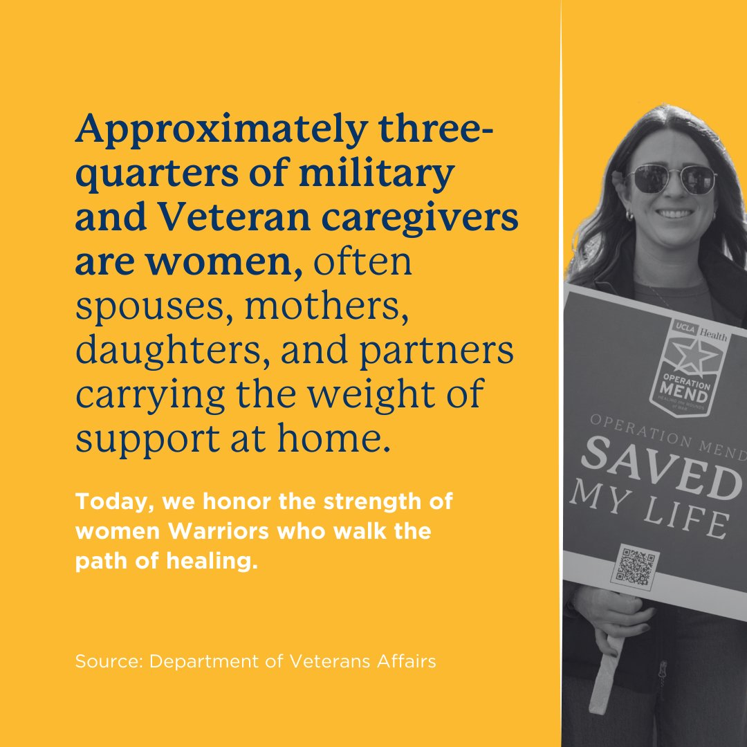 Operation_Mend's tweet photo. On International Women’s Day, we recognize the realities women face, in uniform and beside it.

For many, service continues long after deployment, through invisible wounds, caregiving, and quiet resilience.

#OperationMend https://t.co/tH4dYY0Sn6
