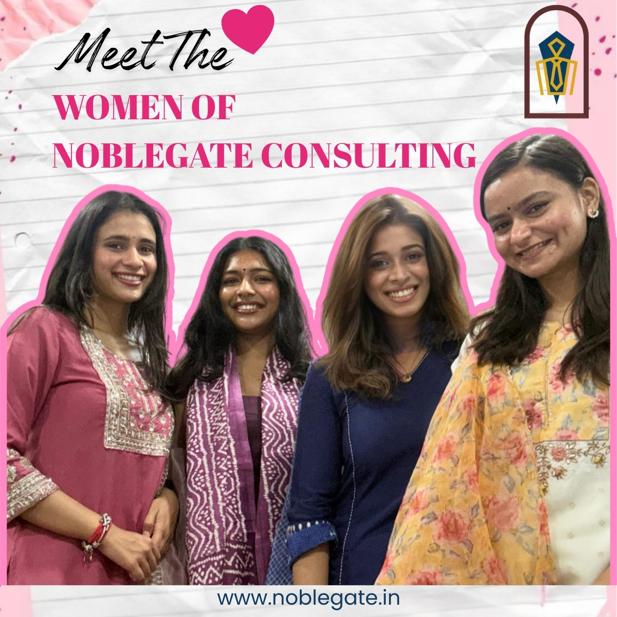 noblegateconsul's tweet photo. Celebrating the amazing women of Noblegate Consulting. Happy Women’s Day! 💗
 #WomensDay #Noblegate #Ledership #Teamnoblegate #Womenatwork #Corporatelife https://t.co/g8k3G0GWMa
